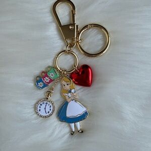 Baublebar Alice in Wonderland Enamel Charm Keychain/bag charm